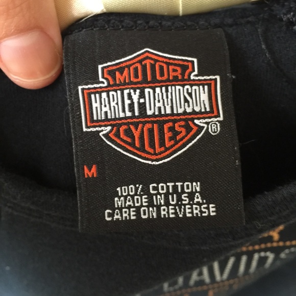 ⚡️Harley Davidson Motorcycle Logo Beaded CA top - Picture 6 of 7